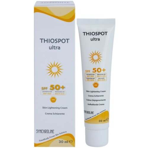 Synchroline Thiospot Ultra posvjetljujuća krema za lice s hiperpigmentacijom SPF 50+ 30 ml Slike