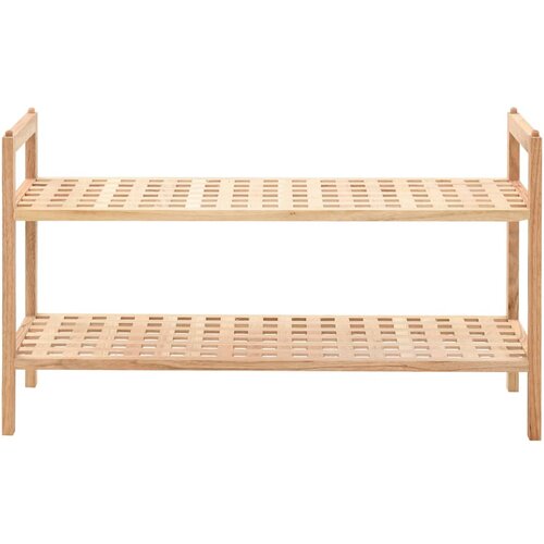  Stalak za cipele od masivnog orahovog drva 69 x 26 x 40 cm Slike