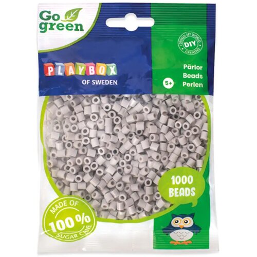 Playbox Go Green 5mm MIDI peglanje perle u sivoj boji, 1000 komada Cene