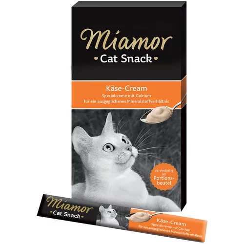 Miamor Cat Snack krema s sirom - 5 x 15 g