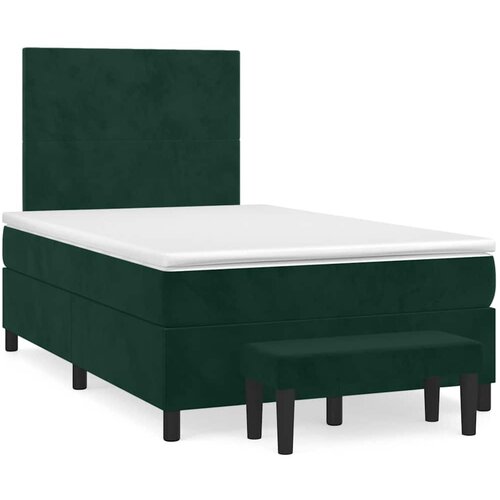  box spring s madracem tamnozeleni 120x190 cm bar&scaron;unasti Cijene