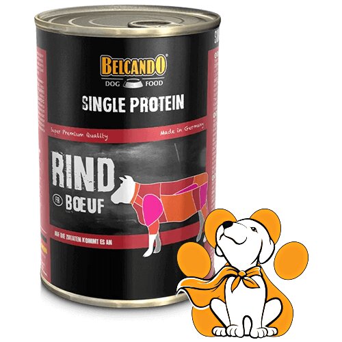 Belcando single Protein Beef 400g, Čista Govedina za Odrasle Pse u Konzervi Slike