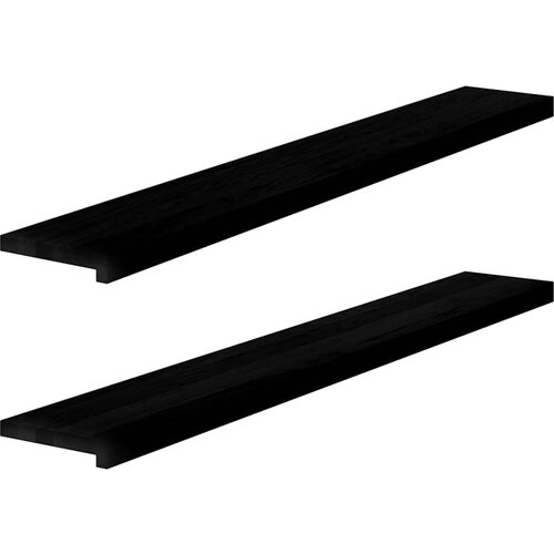  Prozorske klupice 2 kom tamnosmeđe 140x20x2 cm masivne hrast Cijene