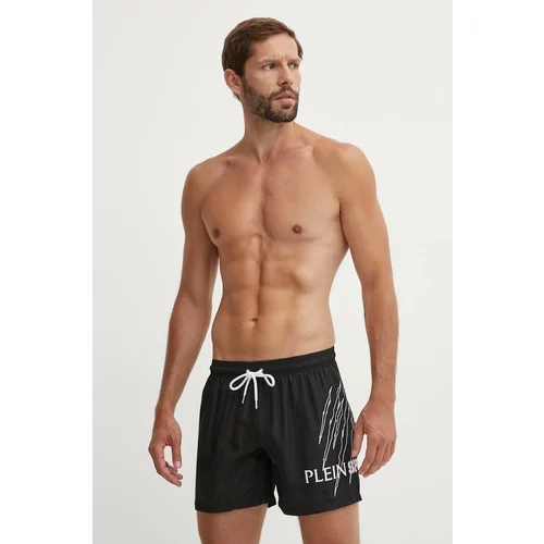 Plein Sport Kratke hlače za kupanje boja: crna, PS24MBM02