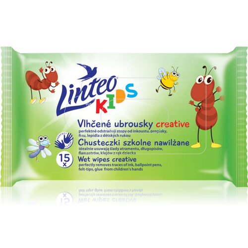 Linteo Kids Creative vlažne maramice za djecu 15 kom Slike