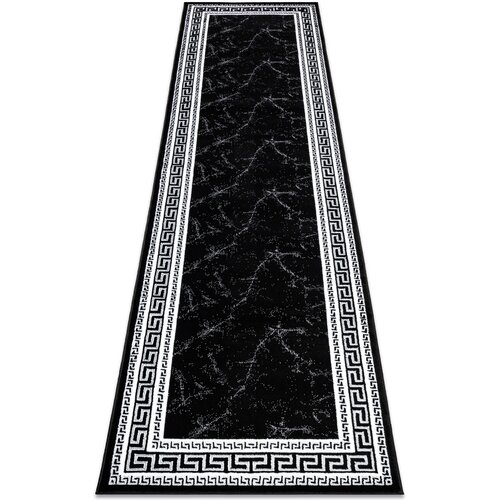 RugsX Preproge Tekač, Tekač GLOSS sodobni 2813 87 stilski, 70x250 cm Črna Cene