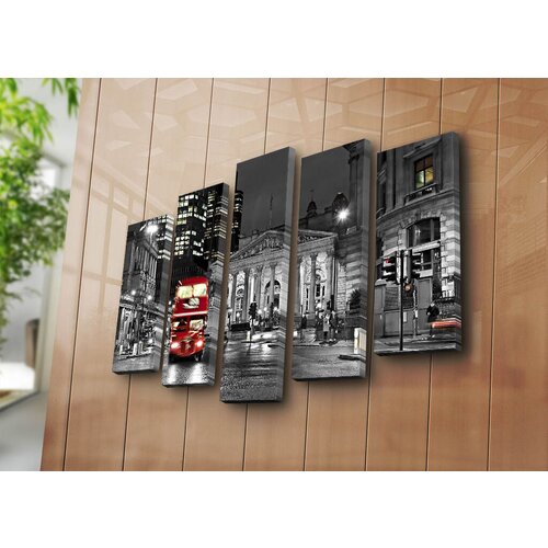 Wallity slika 5PATK-8, 70 x 105 cm, 5 delova Cene
