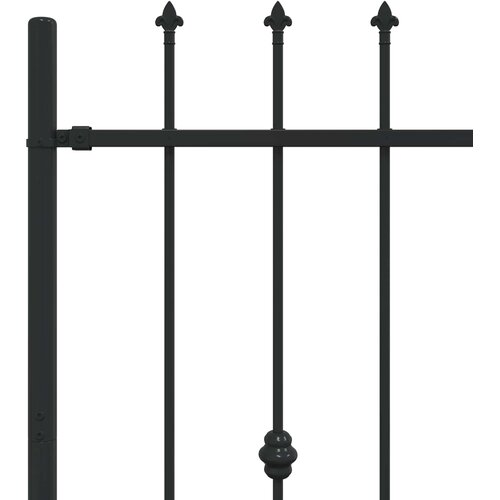  Ograda sa &amp;scaron;iljcima Asten Crna 200 x 150 cm Slike