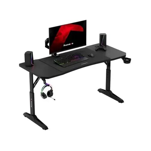 Huzaro Hero 3.6 Crni Podesivi Gaming sto 140x60cm Cene