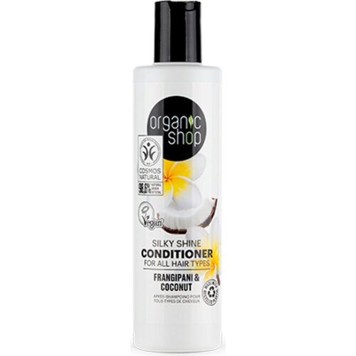 Organic Shop Balzam za svilnat lesk Frangipani in kokos - 280 ml Cene