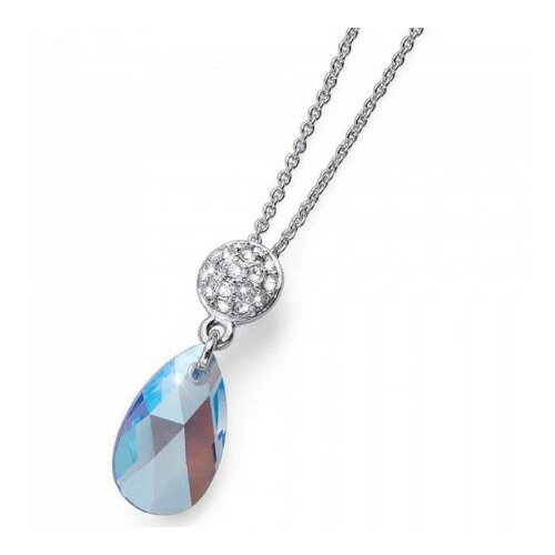  Ženski oliver weber shimmer light sapphire lanČiĆ sa swarovski plavim kristalom ( 11899.blu ) Cene