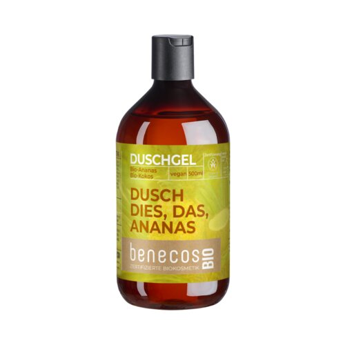 Benecos BIO gel za prhanje &amp;quot;Dusch dies, das, Ananas&amp;quot; Slike