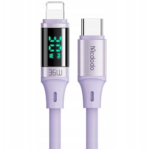 McDodo ZASLONSKI KABEL USB-C LIGHTNING 36W 1M ZA IPHONE 14 VIJOLIČNA, (21748004) Cene