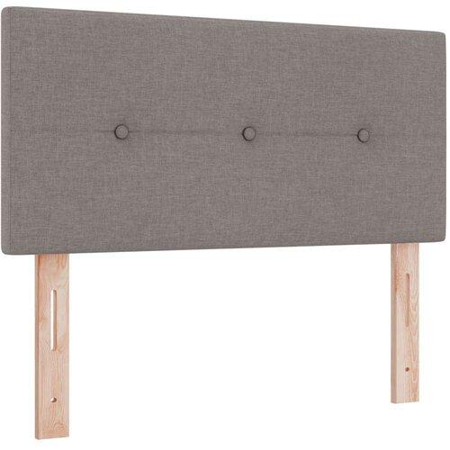  Krevet s podnicom i madracem Taupe 80x200 cm Tkanina Slike