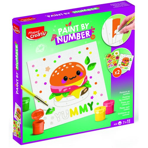 Maped Creativ SET BOJENJE PO BROJEVIMA - YUMMY Cene