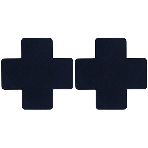 SuperLove Cross Nipple Covers Black Slike