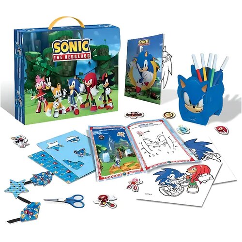 Lisciani Giochi Sonic ustvarjalni komplet za barvanje v torbi &amp;ndash; Lisciani Slike