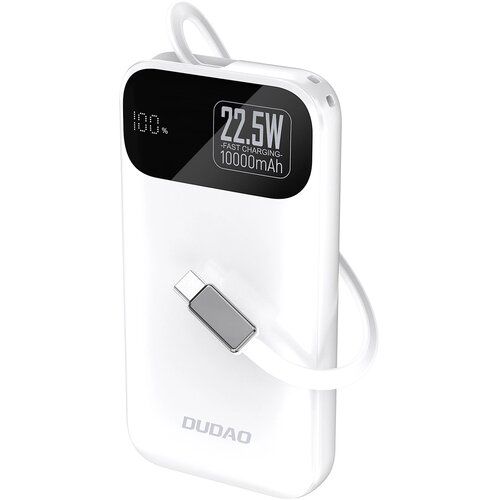 Dudao POWERBANK K31 10000 MAH 22,5 W PD ZA TELEFONE Z VGRAJENIM KABLOM, (5000337346) Cene