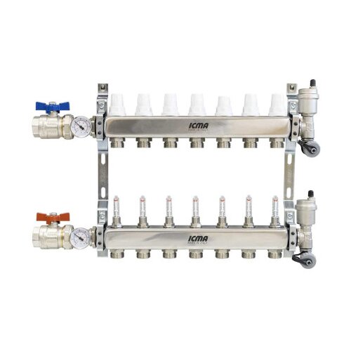 ICMA Razdjelnik 1"-3/4" 9 izlaza s ventilima K077 87K077PS32 Cijene