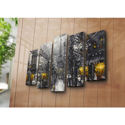 Wallity slika 5PATK-90, 70 x 105 cm, 5 delova Cene