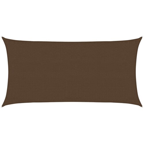  Jedro za za&amp;scaron;titu od sunca 160 g/m&amp;sup2; smeđe 3 x 6 m HDPE Slike