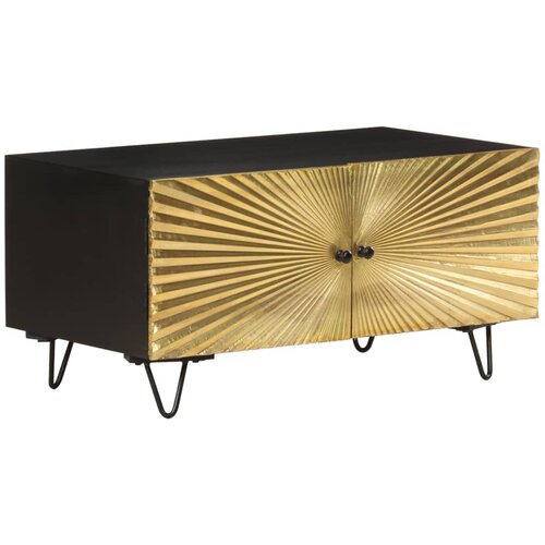 Furnova Klubska mizica 90x50x45 cm trden mangov les, (21915044) Slike