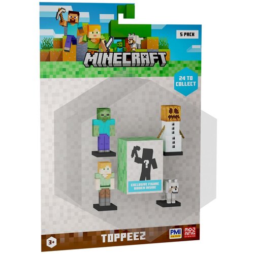 Minecraft 3D Toppeez 5 pack blister Cene