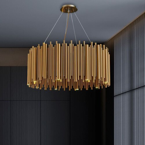Toolight Zlatna stropna lampa APP1560-12CP Slike