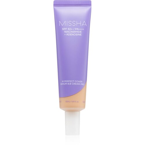 MISSHA M Perfect Cover Serum BB Cream Pro BB krema za brezhiben in enoten videz kože SPF 50+ odtenek #27 50 ml Slike
