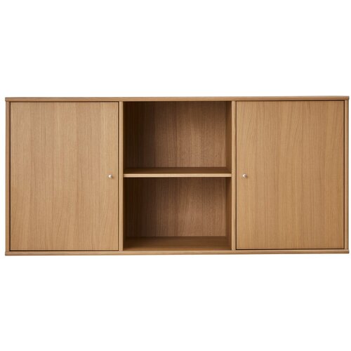 Hammel Furniture Nizka stenska komoda v hrastovem dekorju v naravni barvi 133x61 cm Mistral &amp;ndash; Slike