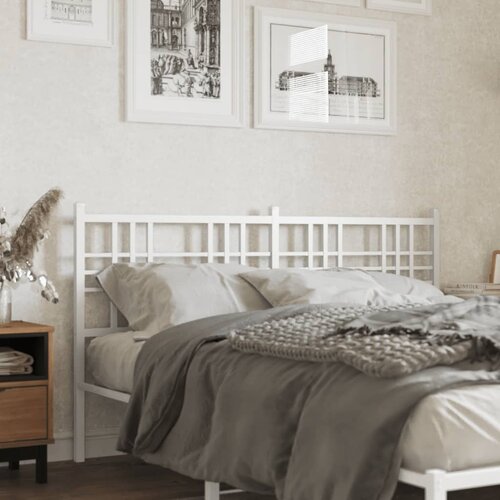  The Living Store Kovinsko vzglavje belo 160 cm - Vzglavje, (21441298) Slike