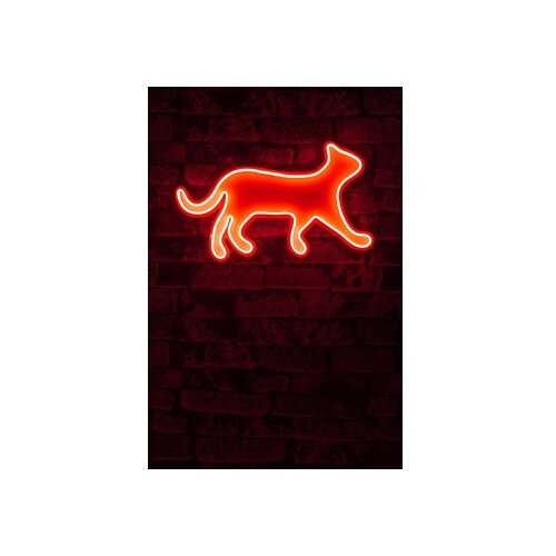 WALLXPERT dekorativna plastična led rasveta kitty the cat red Cene