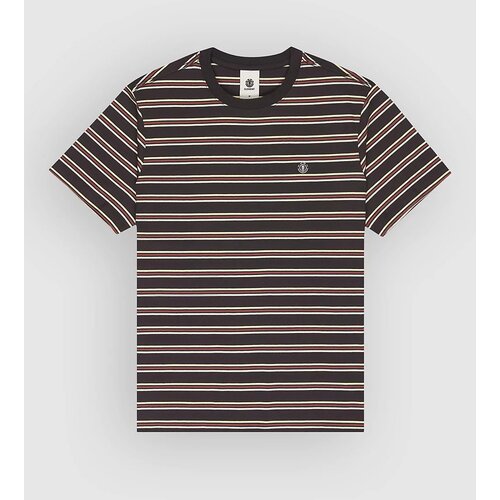 Element Icon Embroidery T-shirt washed stripes offblack Cene