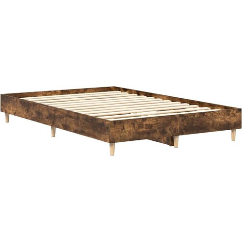 VidaXL Okvir kreveta bez madraca boja hrasta 140 x 190 cm Slike