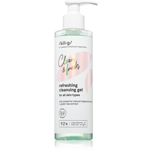 Kilig Clean &amp;amp; Fresh Refreshing gel za či&amp;scaron;ćenje za lice 250 ml Slike