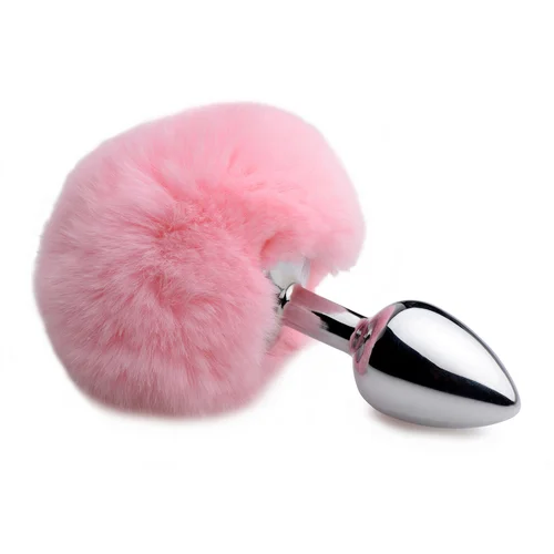 Tailz Fluffy Bunny Tail Anal Plug Pink