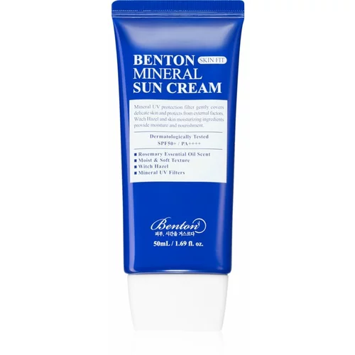 Benton Skin Fit Mineral mineralni fluid za sunčanje za lice SPF 50+ 50 ml