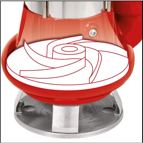 Einhell Potopna črpalka za odpadno vodo GC-DP 1340 (1300 W, maks. pretok 23000 l/h, maks. globina/vi&amp;scaron;ina črpanja 5/10 m) Slike