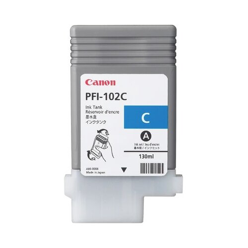 Canon tinta PFI-102, Cyan Slike