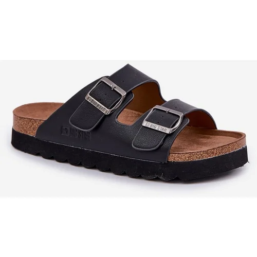 Big Star Lightweight Men Sandals With Buckles Eco Leather