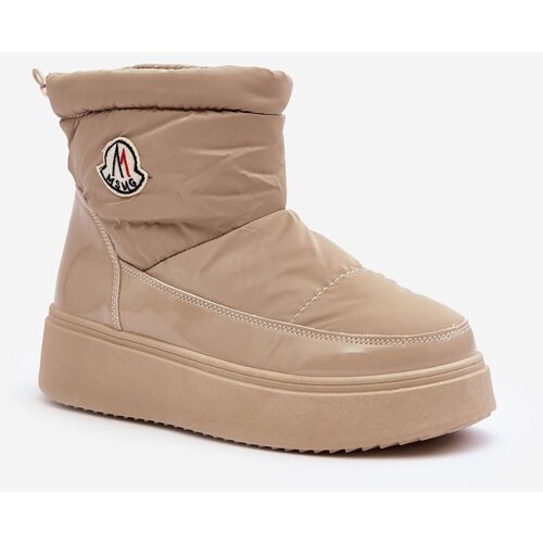 Kesi Beige women's Gattea platform snow boots Cene