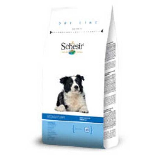 Schesir hrana za štence srednjih rasa dry medium puppy 3kg Slike