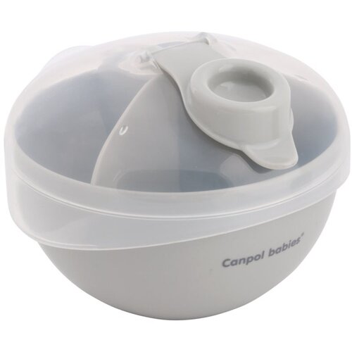 Canpol Milk Powder Container dozirnik su&amp;scaron;enega mleka Grey 1 kos Slike