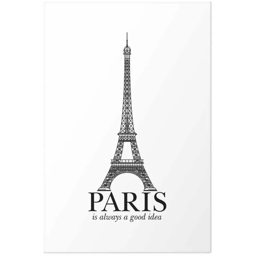  Plakat - Paris Is Always a Good Idea 21x30 Bez okvira s margom Slike