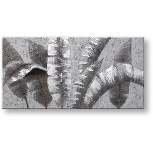  Naslikana slika na platnu listje 1-delna 100x50 cm CWF1340H-14E1 () Slike