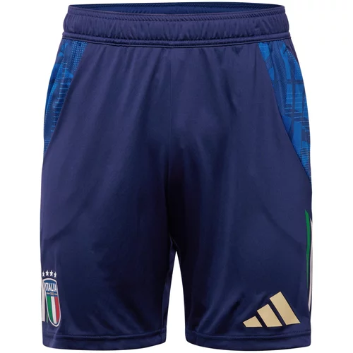 Adidas Sportske hlače mornarsko plava / azur / svijetlozelena / crvena