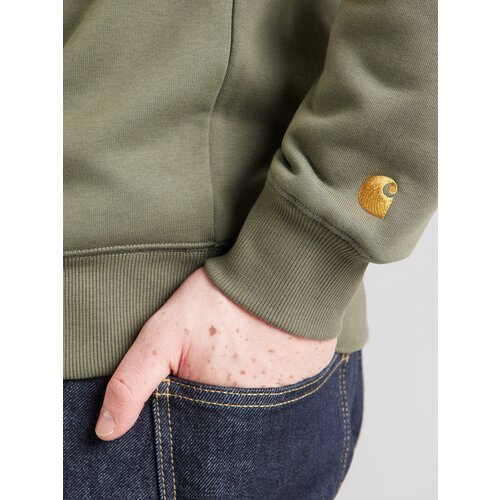 Carhartt WIP Majica &amp;#039;Chase&amp;#039; kaki Slike