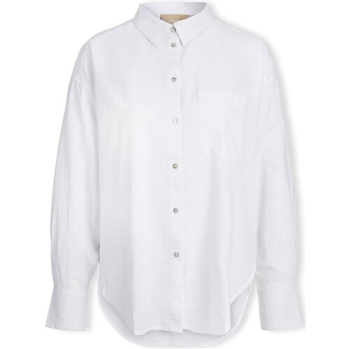 JJXX Topi & Bluze Jamie Linen Shirt L/S - White Bela Cene