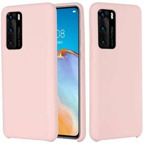  Ovitek za Huawei P40 Pro | Liquid Silicone | Pink Cene