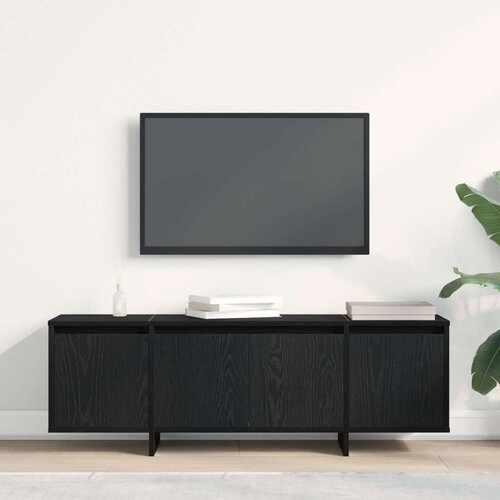 TV ormarić crni hrast 120x30x40 5 cm od materijala od konstruiranog drveta Cijene